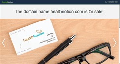 Desktop Screenshot of healthnotion.com